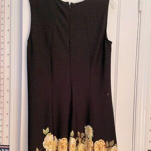 Polka dot/floral A line dress-20w